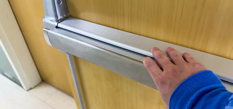 Installing a Push Bar on a Door Wadsworth